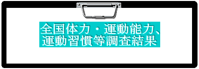 全国体力・運動能力、 運動習慣等調査結果